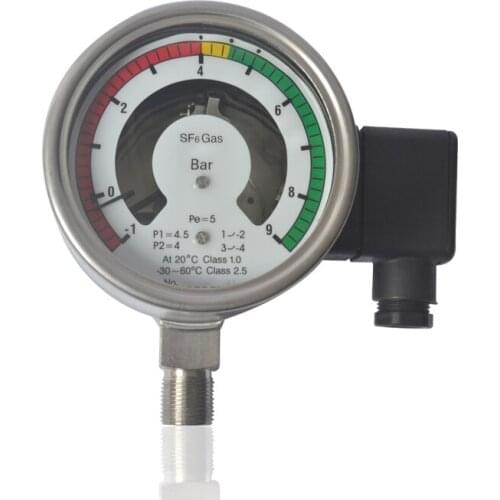 Density gauge Density relay Gas Density Controller SF6 Special Meter for Power Switchgear