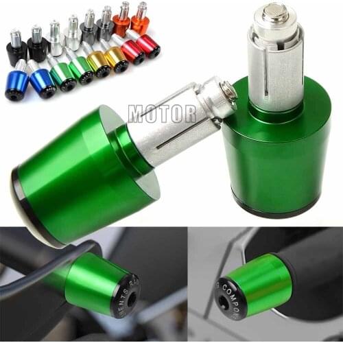 For Kawasaki Ninja 250/300R/400R/650R/ER6F/ER6N/1000/ZX10R Universal 7/8"22mm Motorcycle Handlebar Grip Cap Handle Bar Ends Plug