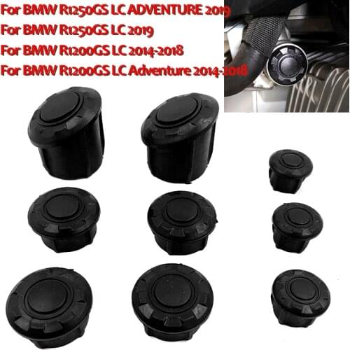 Motorcycle Frame Hole Caps Cover Plug Kit Decor Protection For BMW R1200GS R 1200 GS LC Adventure 2014-2018 R1250GS ADV 2019