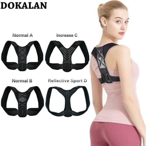 Posture Corrector Adjustable Back Support Health Corrector De Postura Pain Brace Support Belt Cinta Modeladora Feminina Spine