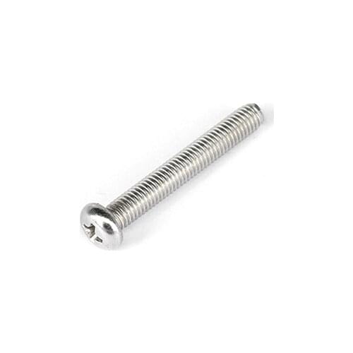 M2-M2.5 Stainless Steel 304 Cross round Head Screw Coiled Hair Screw Bolt Gb818 Hobnail