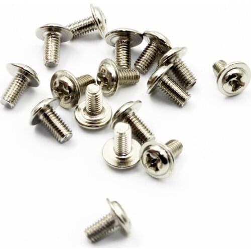 Mcsher 100 Pcs M3 x 1/4 Inches Long PC Mounting Computer HDD SSD Motherboard Standoff Screws, 100/Bag(100pcs in a Pack)