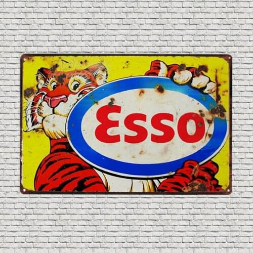 Motor Oil Plaque Metal Vintage Tin Sign Shabby Chic Retro Plate For Wall Pub Cafe Home Art Decor Iron Poster Cuadros A-3009