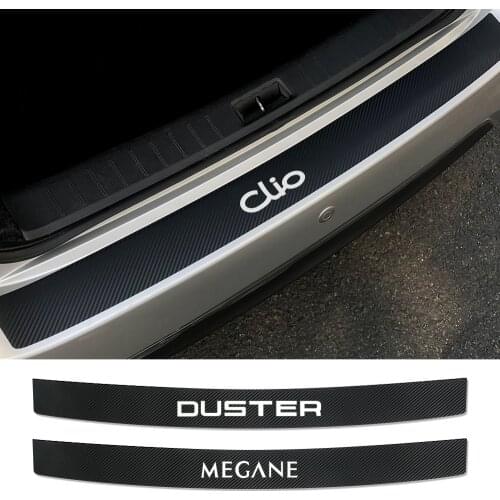 Car Rear Bumper Guard Stickers For Renault Megane Scenic Dacia Duster Sandero Logan Clio Laguna Captur Fluence Koleos Zoe Kadjar