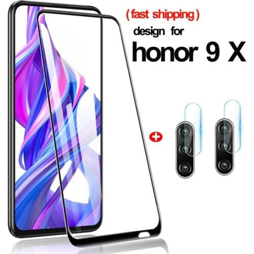 Premium 360 Case Glass for Honor 9X HD Film Camera Protector Huawei Honor 9X stk lx1 Protector honer x9 Glass 9X Honor9X 9 X