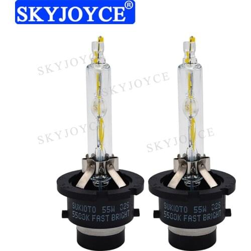 SKYJOYCE 12V 35W 55W D2S D4S HID light Bulb 35W 3900LM Metal Base D2S D4S Fast Bright 55W D2S D4S light Bulb For D2S D4S HID Kit