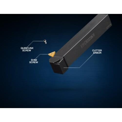 STFCR1616H16 STFCR2020K16 STFCR2525M16 lathe external turning tool Carbide Inserts CNC tool holder TCMT16T304/08 cutting tools