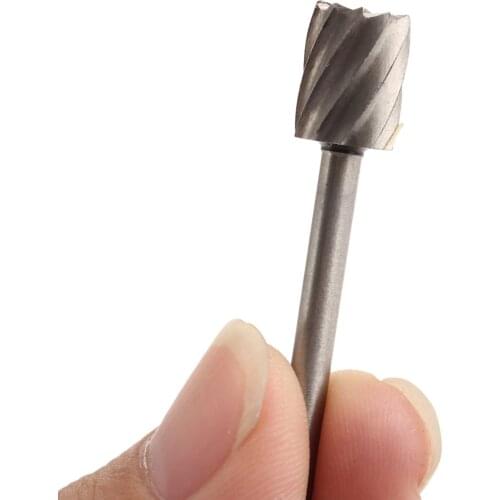 1Pc Dremel Accessories Wood Tools HSS Grinder Burr Rotary Cutter File Rotary File Milling Engraving Grinding Tools 3.17mm Shank