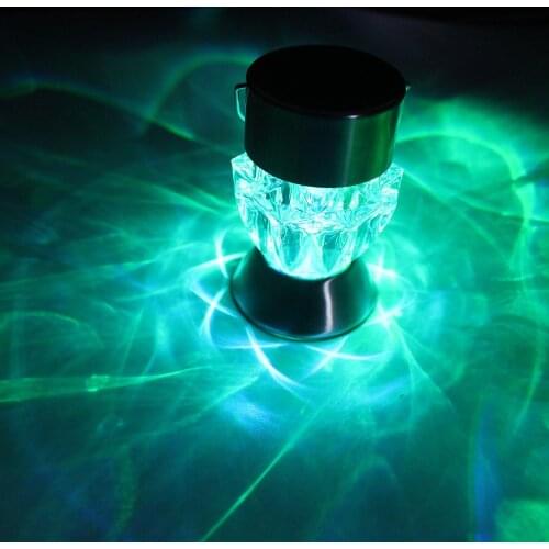 1pc Waterproof Solar Rotatable Outdoor Garden Camping Hanging Led Light Diamond Lamp Garden Home Decoration Solar Lamp