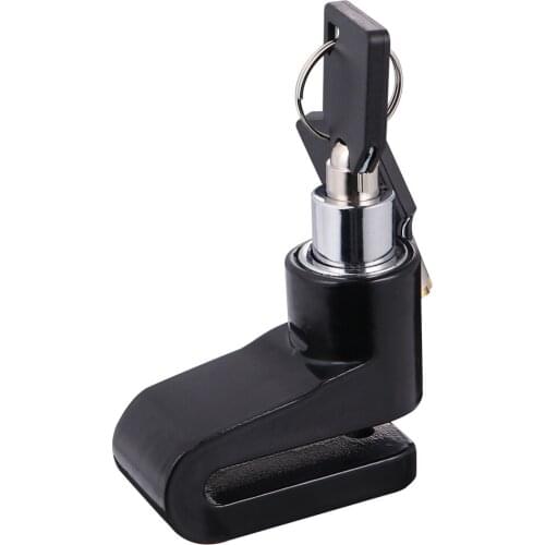 1Pc Motorcycle Lock Anti Theft Bike Disc Brake Lock Theft Protection Lock Core for Motorcycle Scooter Motorbike (Red)