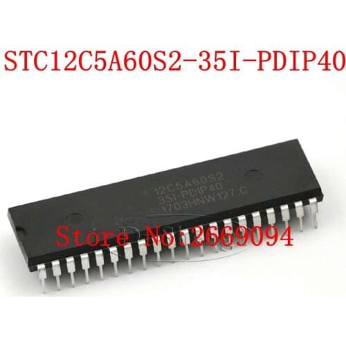 100pcs 200pcs 500pcs Free shipping STC12C5A60S2 STC12C5A60S2-35I-PDIP40