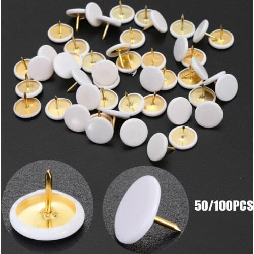 50/100pcs white thumbtack thumbtack tacks handmade DIY thumbtack office school bulletin board board nail wall nail cork board p