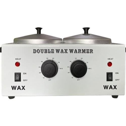 Depilatory Wax Machine Double Paraffine Warmer Wax Heater SPA Hand and Feet Epilator Hair Removal Tool