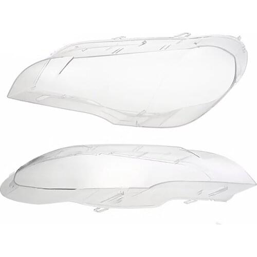 Car front Headlight glass headlamps transparent lampshade lamp shell E70 Headlight Cover lens for BMW X5 E70 2007-2013