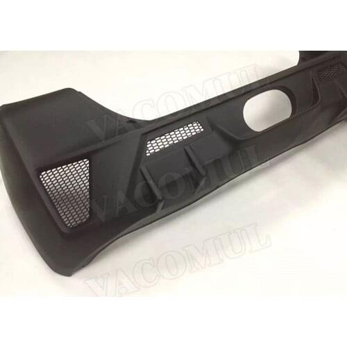 PP Material Body Kits Rear Bumper Lip Spoiler Diffuser for Honda FIT 2014 2015 2016 2017 2018