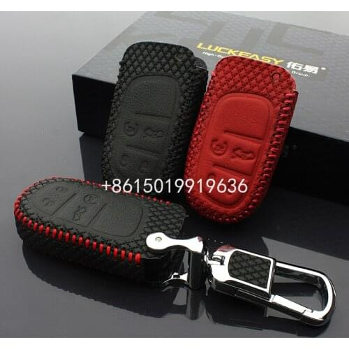 Key cover for jeep 4 button 2014 fiat Ottimo 2014 viaggio Chrysler 300c 2013 2016 Car Key bag case wallet holder
