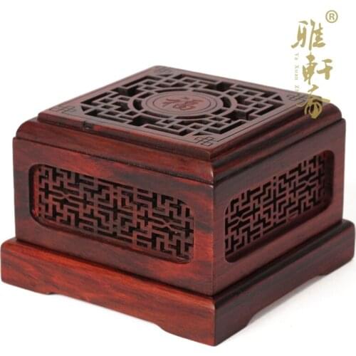 A with woody rosewood wooden tray "sandalwood incense pomander incense incense stove plate send fire pad