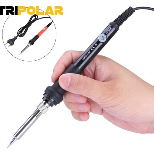 220V 60W Electric Soldering Iron Solda Adjustable Temperature Welding Solder Iron Fast Heating Electronic Repair Tools