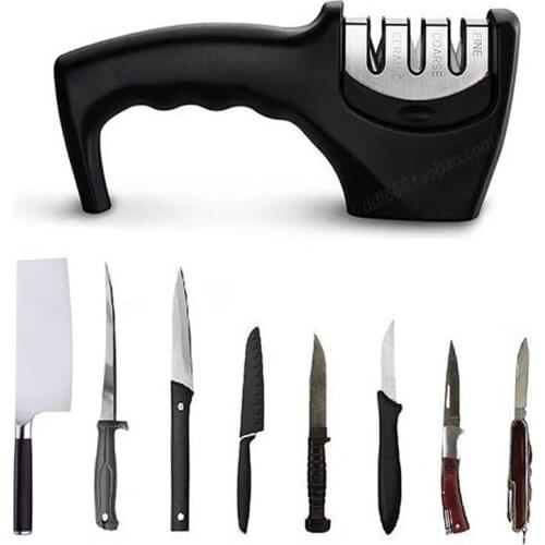 Fast sharpening artifact sharpener Tungsten Diamond & Ceramic 3 Stages kitchen Professional Sharpener Knife kitchen Tool