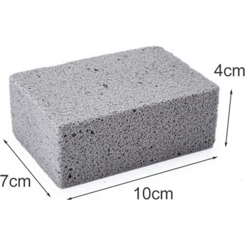 2Pcs Grill Brick Wide Application Effective Glass Powder Universal Excellent Friction Grill Cleaner for Home