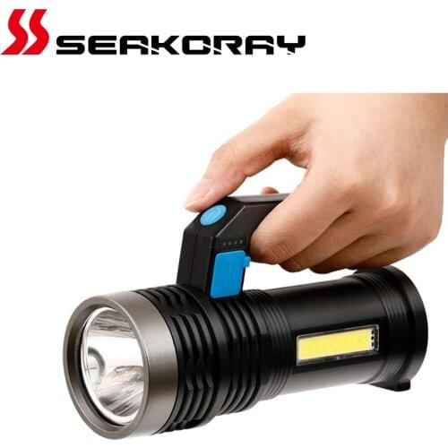 Multifunctional Household Portable Lamp Rechargeable Flashlight Long-lasting Battery Charging Lamp