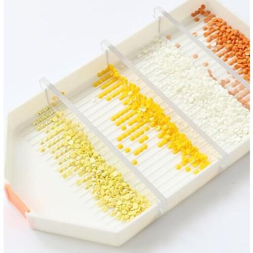 Diamond Painting Tools Kits Large Tray 4 Slots Easy to Work with 4 Colors Beads Together DIY Painting with Diamonds Accessories