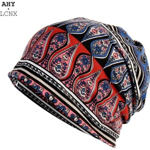 Autumn Winter Cotton Hats For Women Ladies Sleep Beanies Turban Hat Bonnet Skullies Beanies Headgear Ear Hat For Men Mask scarf