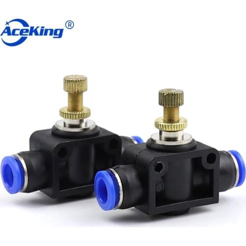 Pneumatic air flow pa-4mm, 6mm, 8mm, 10mm, 12mm outer diameter hose limit valve connector air speed switch controller