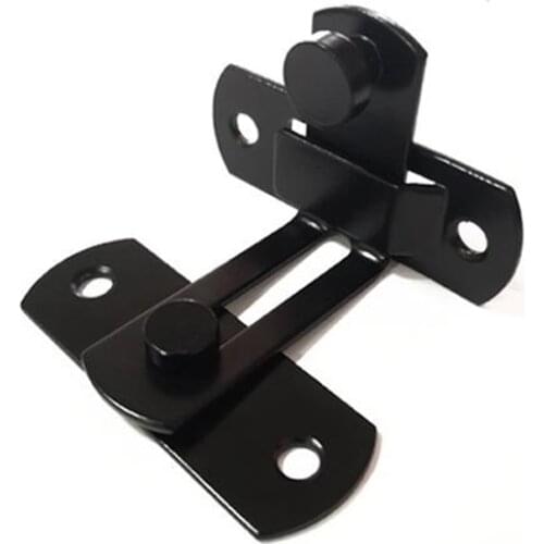 Right Angle Door Latch Hasp Bending Latch Barrel Bolt Wardrobe Cabinet Hook Buckle for Doors Buckle Bolt Sliding Barn Door Lock