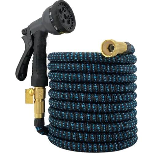 Extensible Garden Hose Light Weight Wear-Resistant Magic Flexible Rubber Hose High-Pressure Car Wash Hose Garden Watering