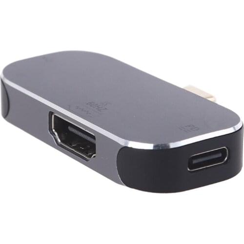 R58A Light Weight USB C Type-C to HDMI-compatible Female Adapter Converter Compatible with Most Smartphone