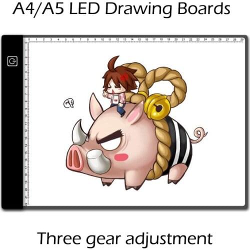 A3 LED Drawing Board Tracing Board Copy Board LED Drawing Board Board Art Writing Desk Stepless Dimming Handicraft Lamp