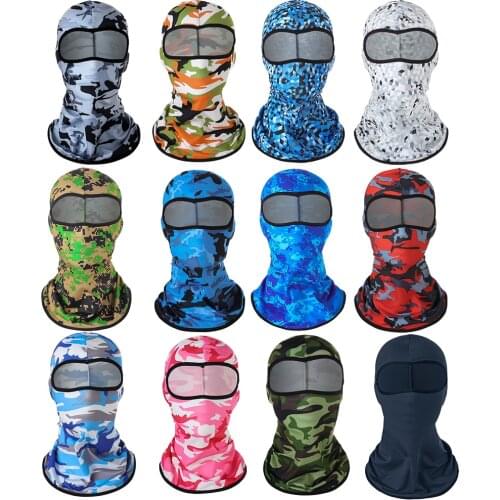 Tactical Camouflage Balaclava Full Face Mask CS Wargame Army Hunting Cycling Sports Helmet Liner Cap Military Multicam CP Scarf