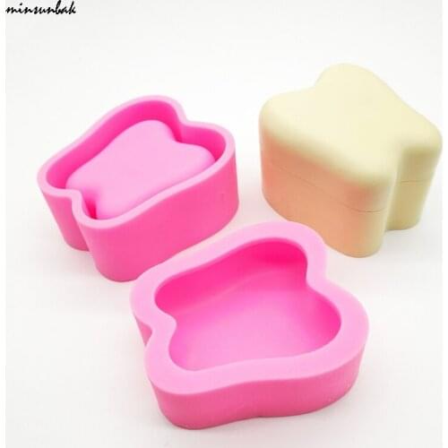 Minsunbak Tooth Shape Storage Box Silicone Mold DIY Fondant Cake Decorating Tool 3D Gypsum Resin Clay Mould