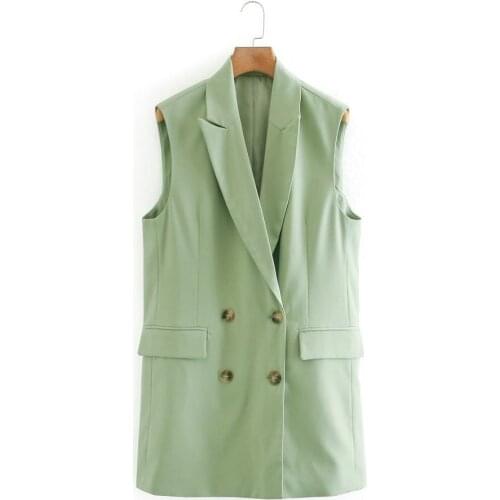 Sleeveless Vest with Button Pockets Female Womens Vest Winter Coat Womens Coats Spring 2020 Fashion Top Woman Winter Clothing