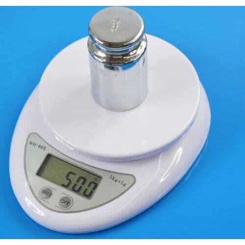 100PCS Portable 5kg Digital Scale LCD Electronic Scales Steelyard Kitchen Scales Postal Food Balance Measuring Weight tool