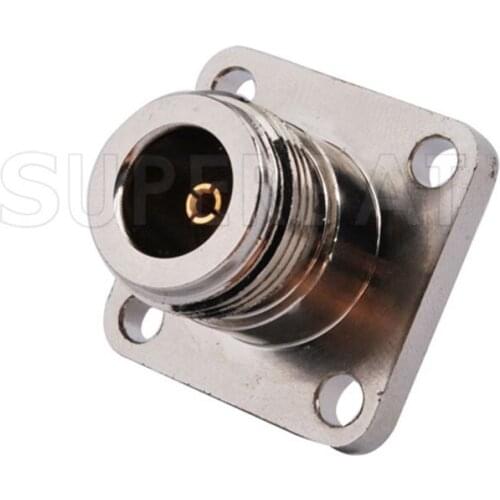 Superbat 5 pcs SMA-N Adapter SMA Female Jack to N Jack Flange/Panel with O-ring straight RF Adapter
