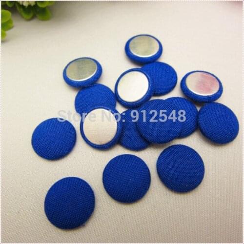 50 pcs 15mm Solid Fabric Covered flat back Buttons, Cloth Covered Buttons, garment accessories,XK5621