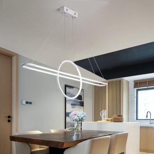 Aluminum Silicone Modern Art LED Chandelier Living room dining room bedroom study room lamps Commercial & office lighting