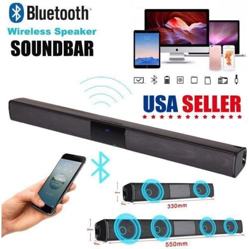 Wireless Soundbar With Wireless Sound Bar Speaker System TV Home Theater Soundbar Subwoofer