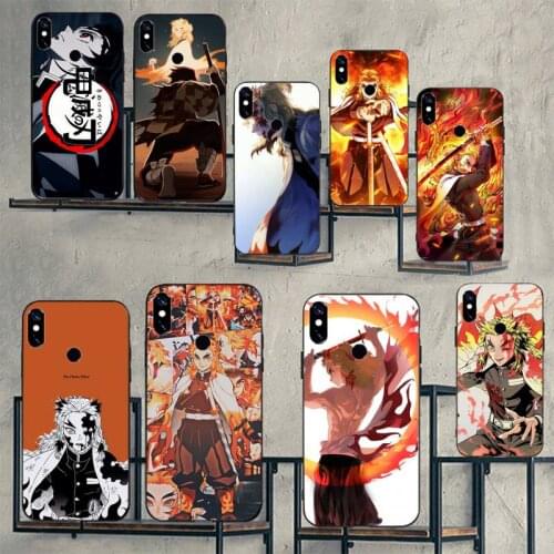 Rengoku Kyoujurou Demon Slayer Phone Cases For Xiaomi Mi Redmi Note 7 8 9 pro 8T 9T 9S 9A 10 Lite pro