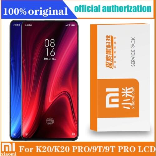 Original 6.39'' AMOLED XiaoMi 9T Pro LCD with frame for XIAOMI K20 Pro Display Touch Screen Digitizer Assembly Repair Parts