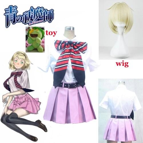 Anime Blue Exorcist Ao no Exorcist Cosplay okumura rin Shiemi Moriyama Costume Anime School Uniform Cosplay Full Set Clothes
