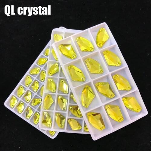 Lemon Yellow AX clothing Stones and crystals for dresses rhinestones crystal for crafts