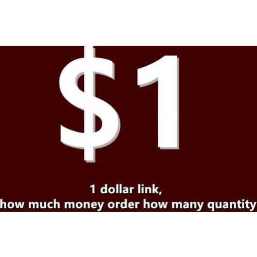 1 dollar link, how much money order how many quantity