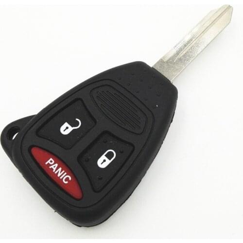 3 2+1 Button Replacement Remote Case Cove for Chrysler 300 300c Jeep Compass Wrangler Patriot Car Key Shell