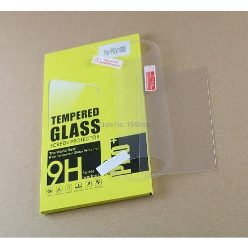 1set 9H Glass Screen Protector Anti Film + Back cover Protector Film For playstaion vita 1000 for PSV PSVITA 1000