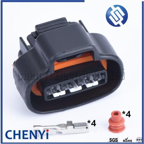1 set 4 Pin 2JZ-GE Distributor Crank Wire Waterproof Connector TPS Boost Sensor Oval Ignition Coil Plug For Toyota 90980-11150