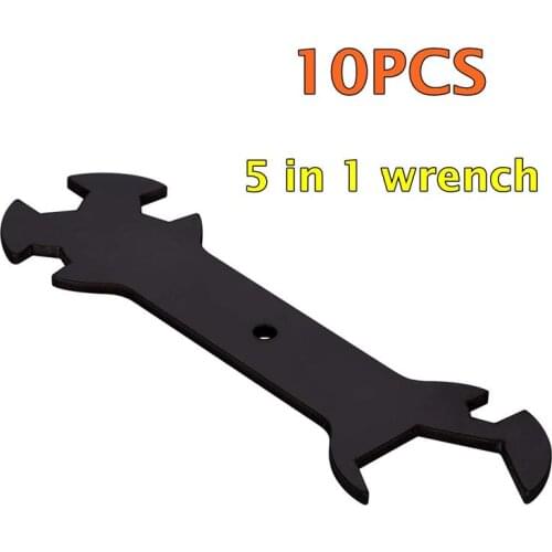 10PCS 3D Printer Multifunctional Spanner Special 5 in 1 Adjustable Wrench Tool for Nozzle MK8 MK10 Forprinter Carving Machine