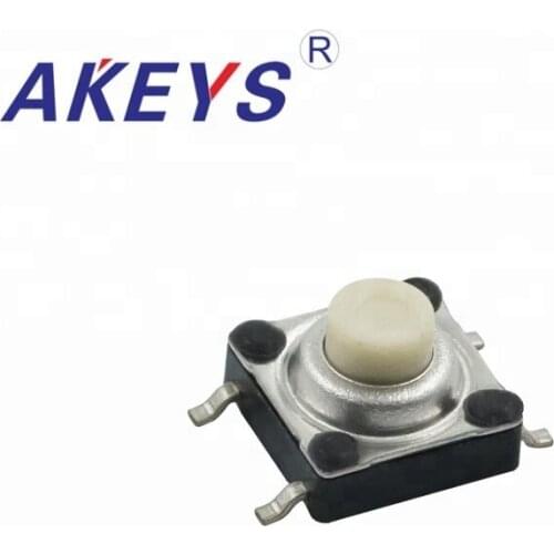 10PCS TS-I004 7*7mm Waterproof Tact Switch SMD 4 pin Pressure Control Switch TS-1180M